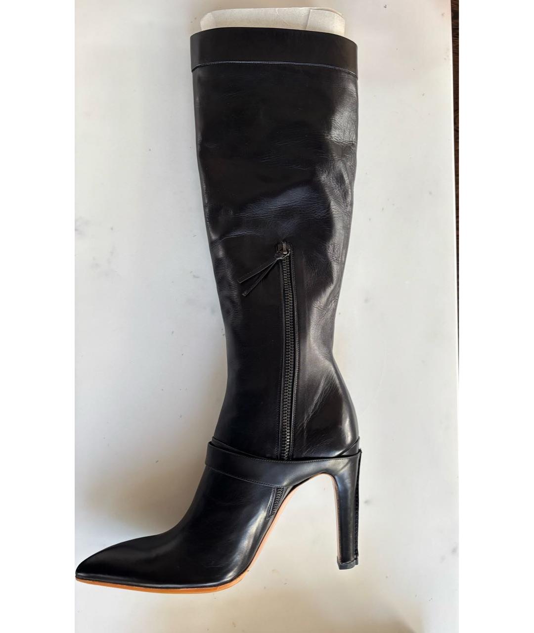 ALAIA Черные кожаные сапоги, фото 2