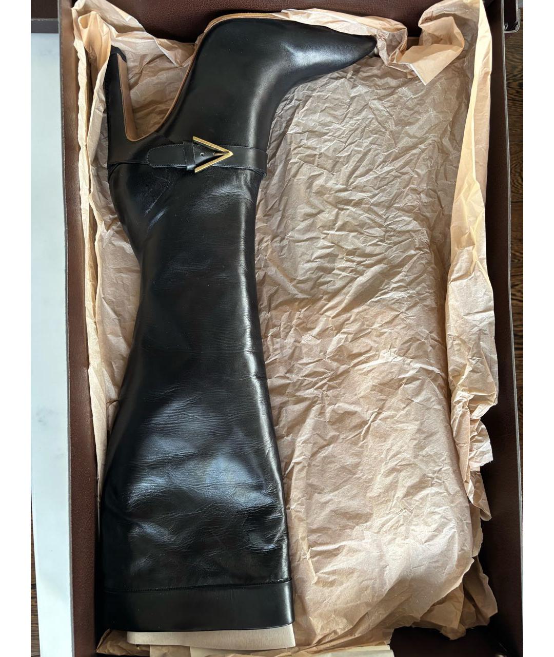 ALAIA Черные кожаные сапоги, фото 7