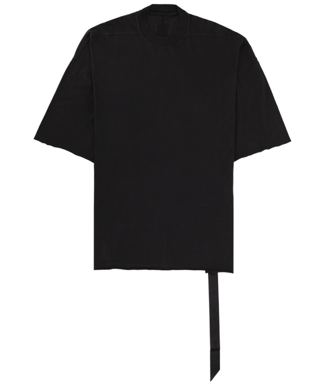 RICK OWENS DRKSHDW Черная хлопковая футболка, фото 1