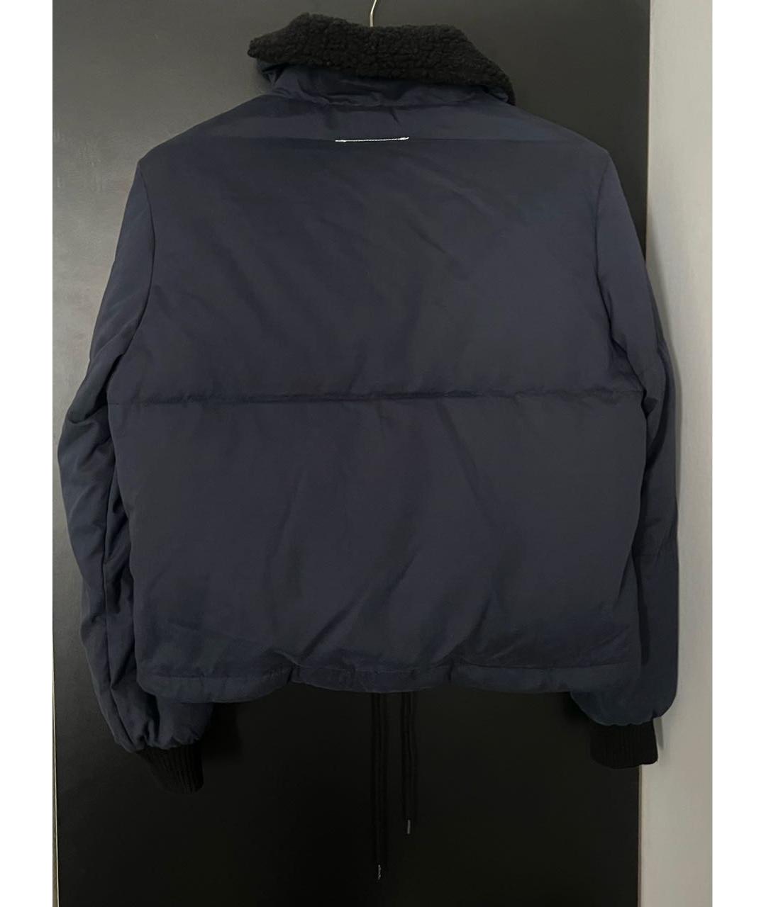 MM6 MAISON MARGIELA Синяя хлопковая куртка, фото 2