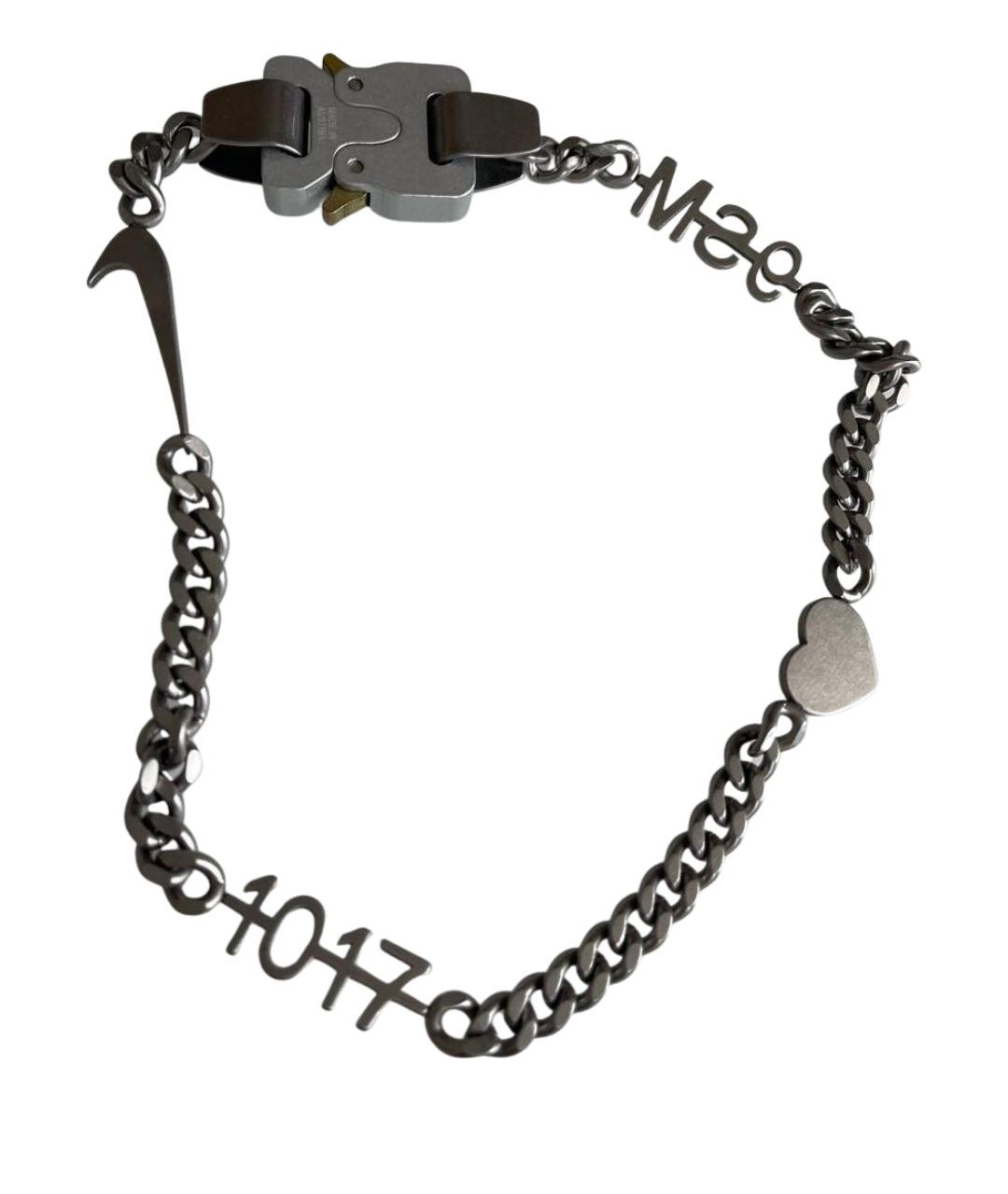 1017 ALYX 9SM Серебряная металлическая цепочка/подвеска, фото 1