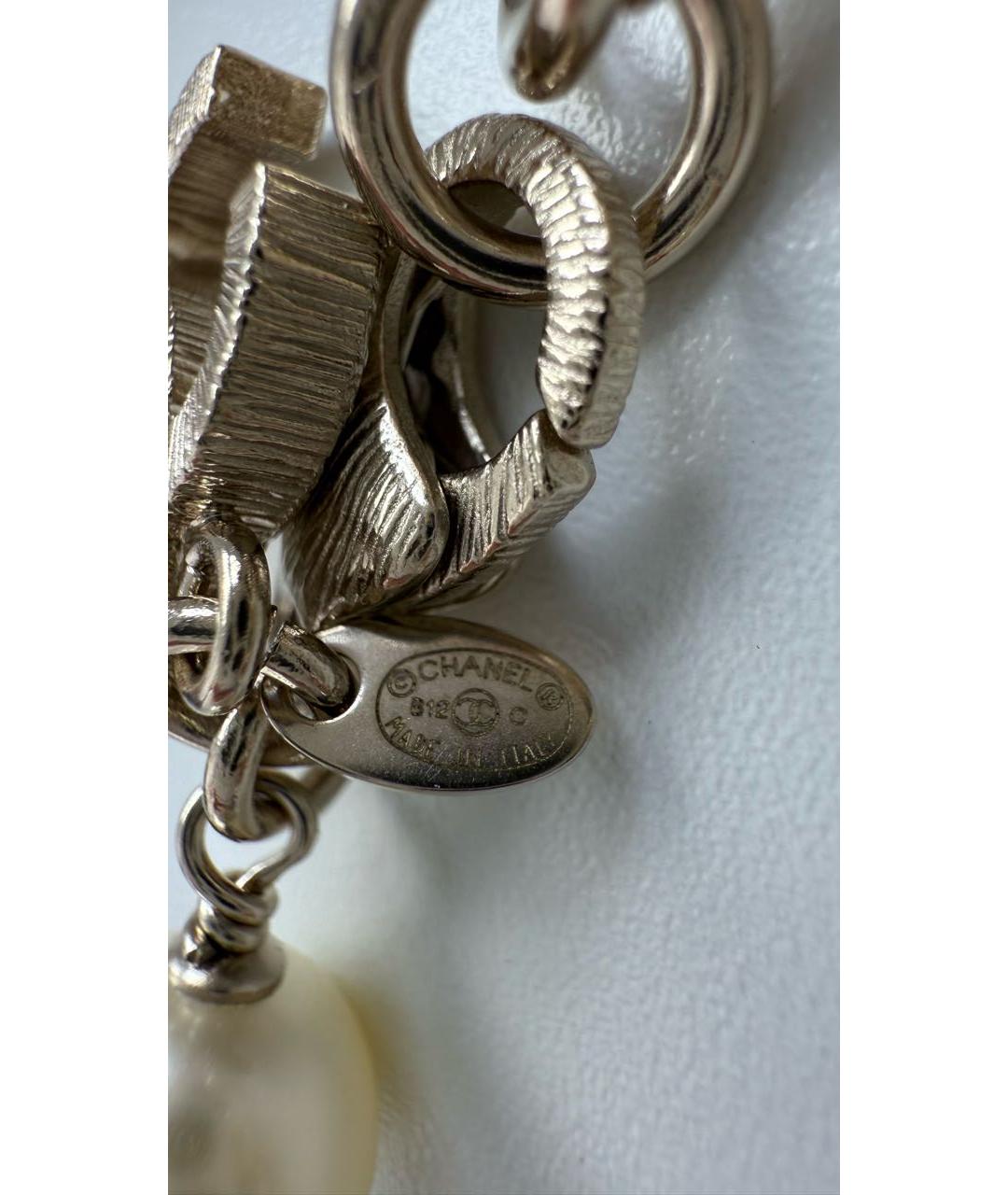 CHANEL Золотой жемчужный браслет, фото 4