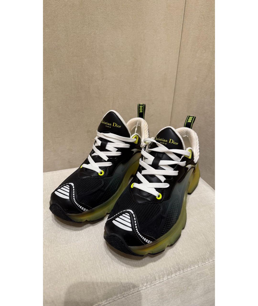 CHRISTIAN DIOR Мульти текстильные кроссовки, фото 5