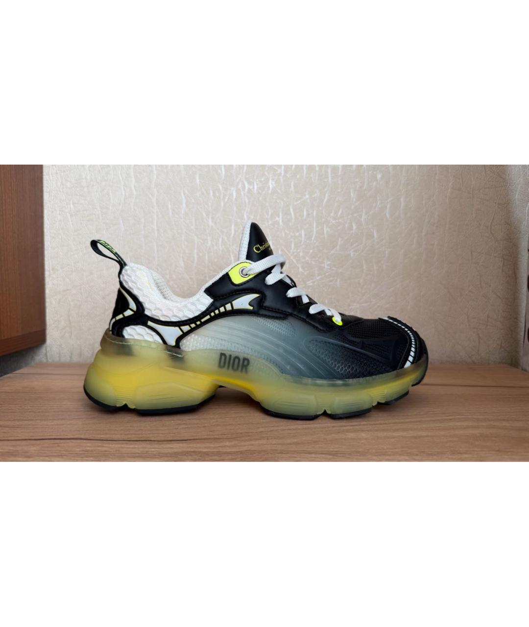 CHRISTIAN DIOR Мульти текстильные кроссовки, фото 8