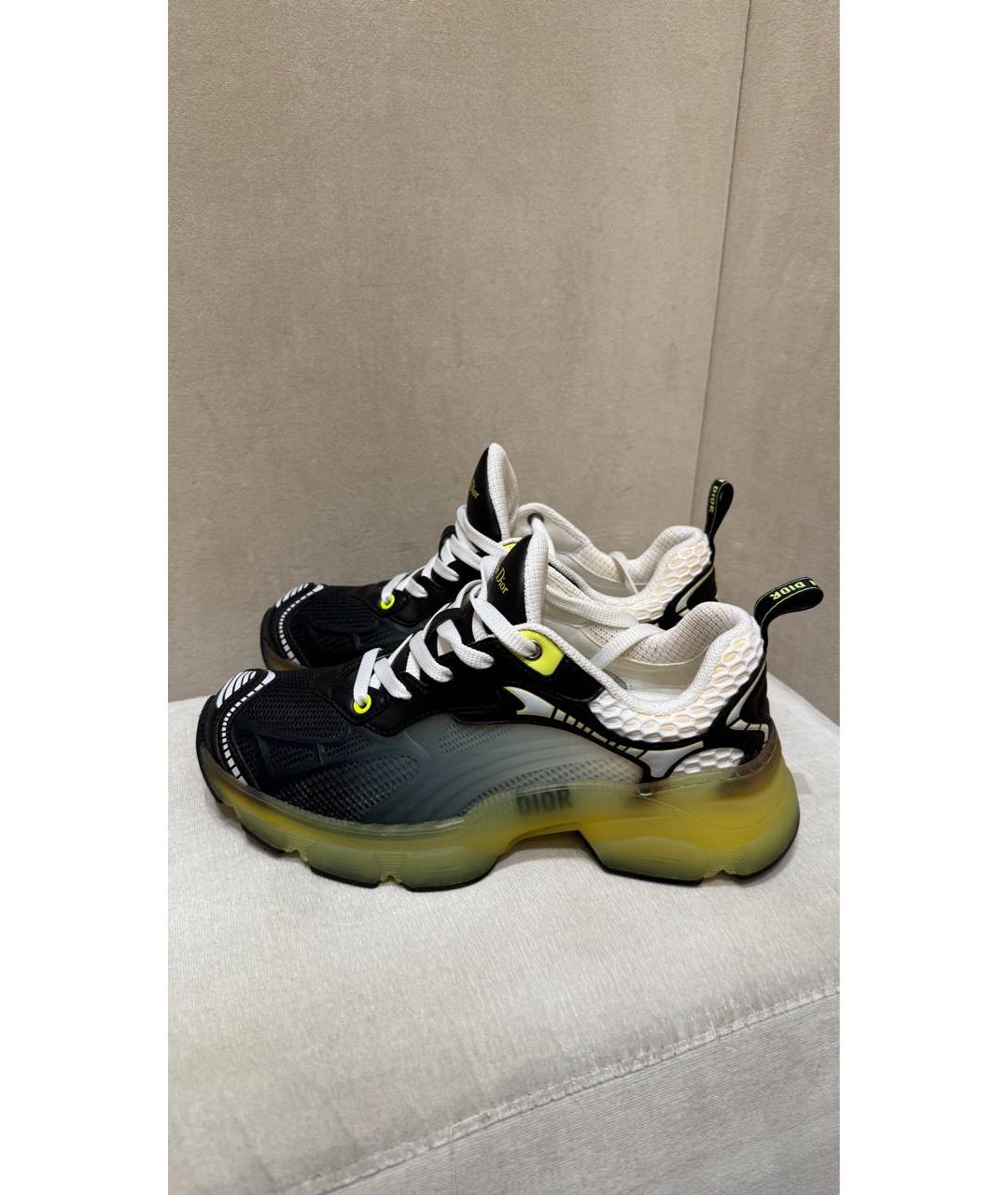 CHRISTIAN DIOR Мульти текстильные кроссовки, фото 6