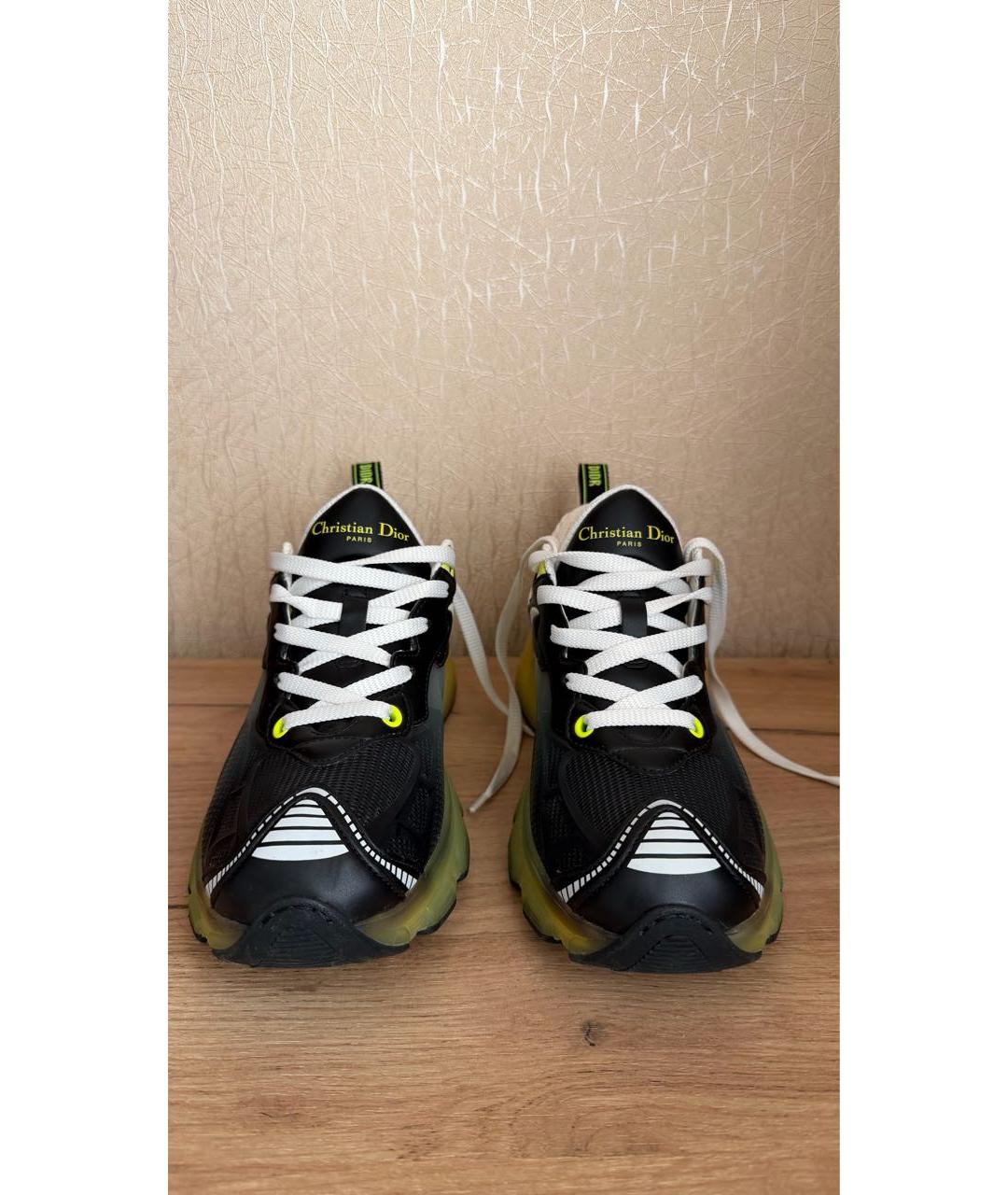 CHRISTIAN DIOR Мульти текстильные кроссовки, фото 2
