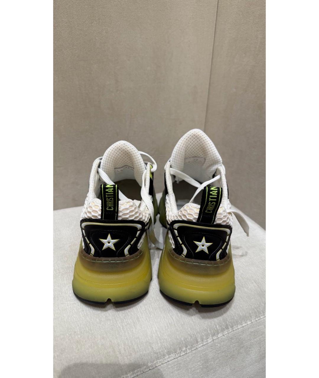 CHRISTIAN DIOR Мульти текстильные кроссовки, фото 4