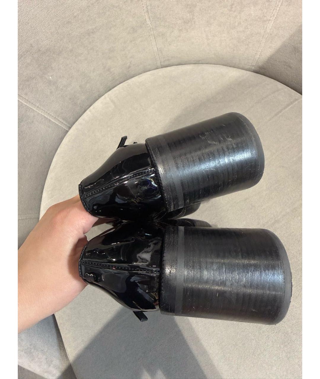 CELINE Черные туфли из лакированной кожи, фото 5