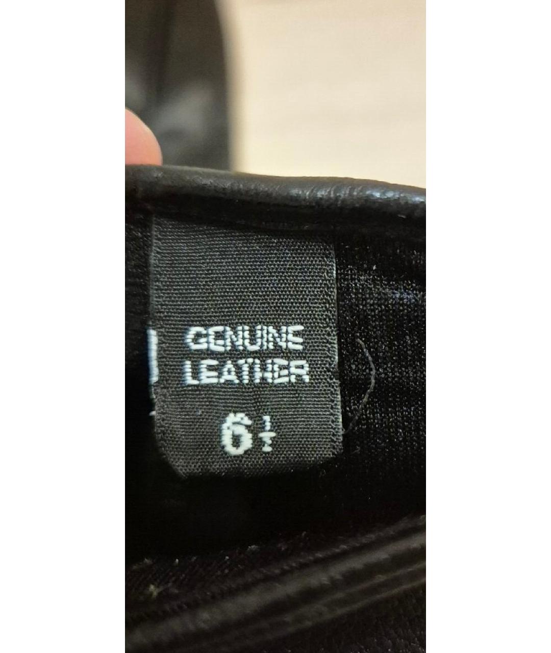 PRADA Черные кожаные перчатки, фото 7