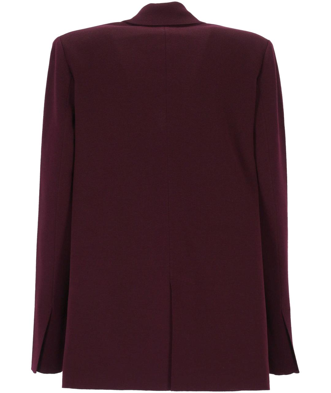 MRZ Бордовый шерстяной жакет/пиджак, фото 3