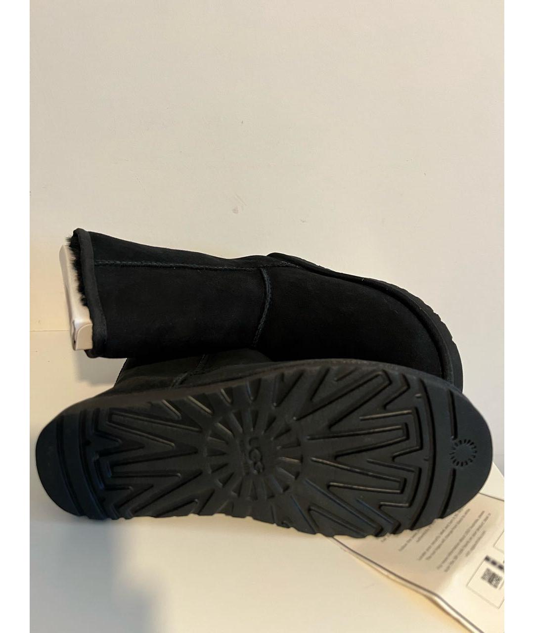 UGG AUSTRALIA Черные замшевые ботильоны, фото 5