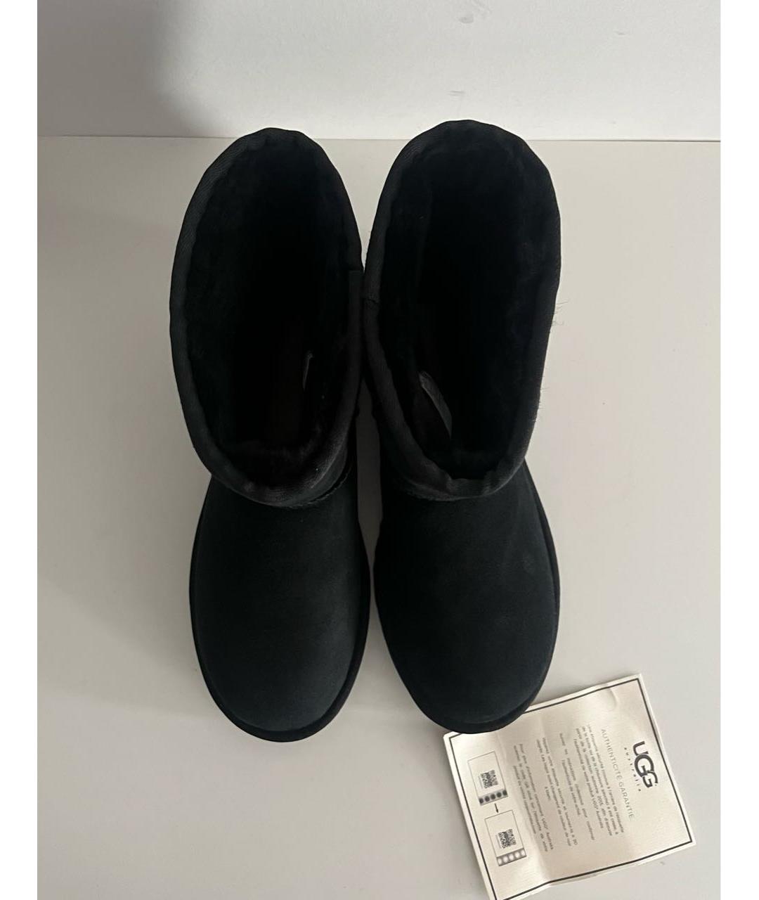 UGG AUSTRALIA Черные замшевые ботильоны, фото 3