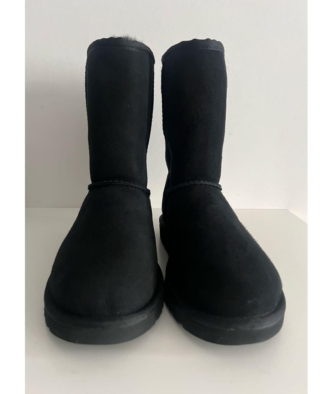 UGG AUSTRALIA Черные замшевые ботильоны, фото 2