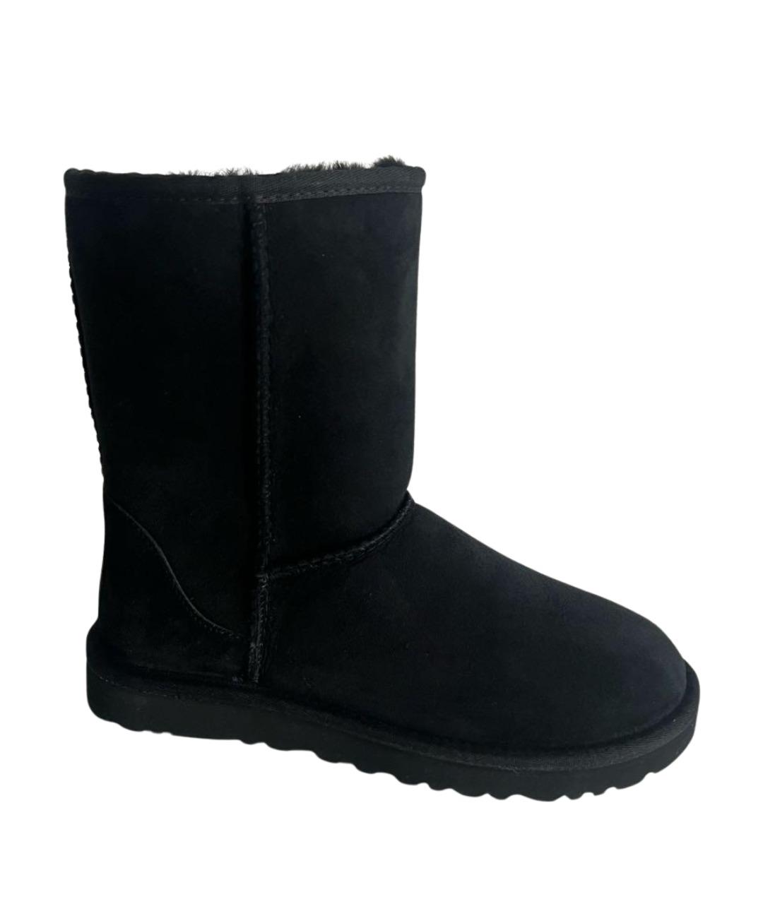 UGG AUSTRALIA Черные замшевые ботильоны, фото 1