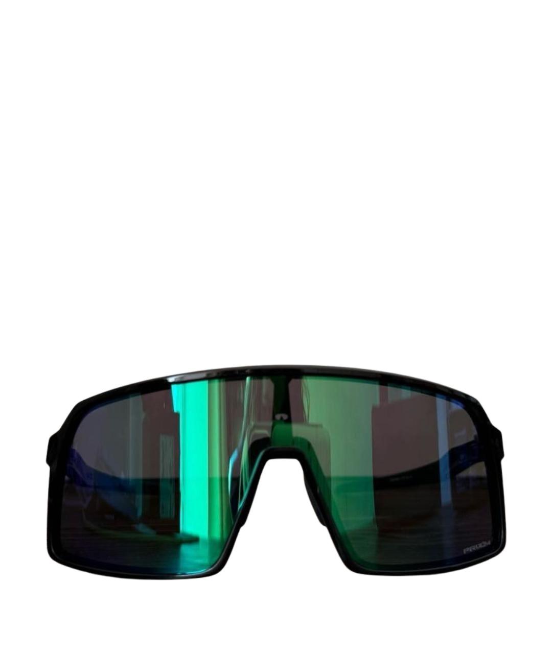 OAKLEY Черные пластиковые солнцезащитные очки, фото 1