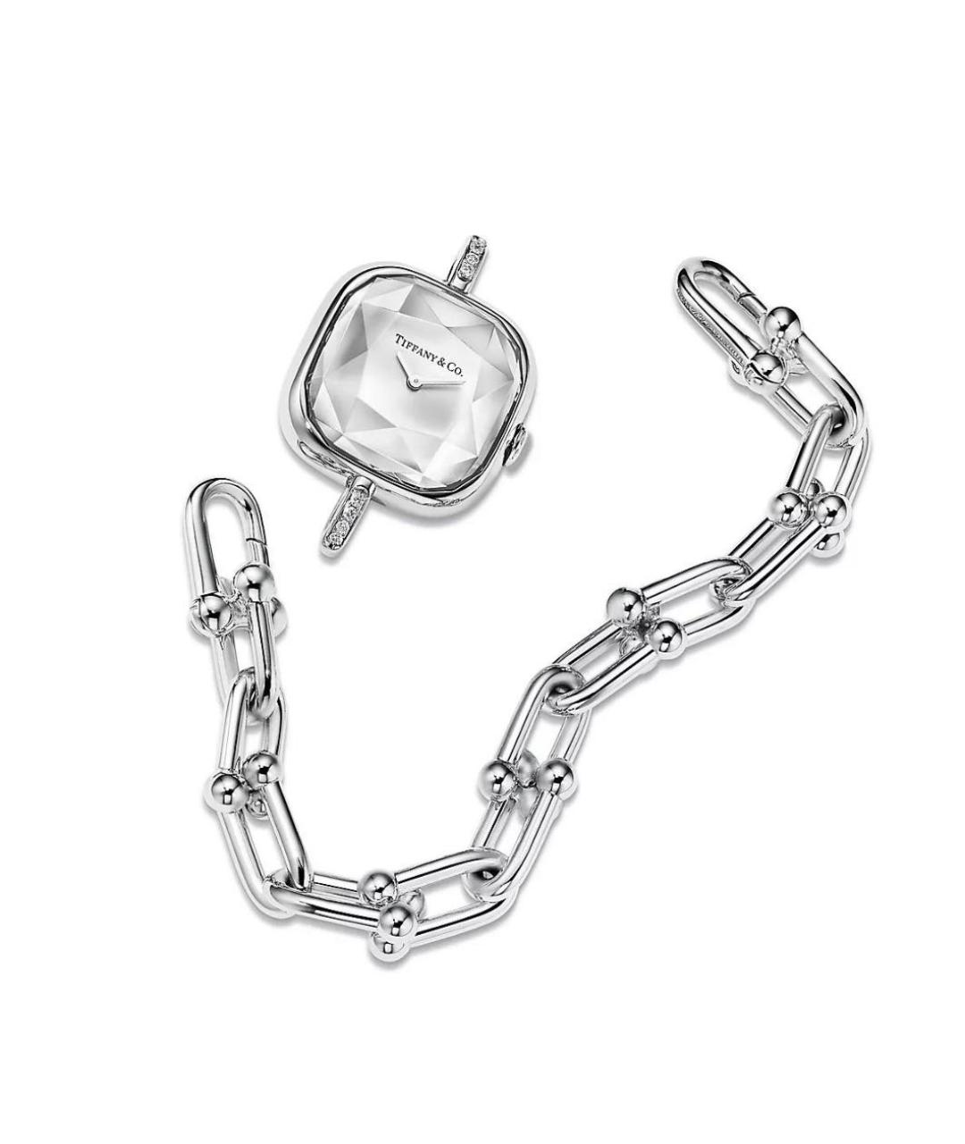 TIFFANY&CO Серебряные серебряные часы, фото 4