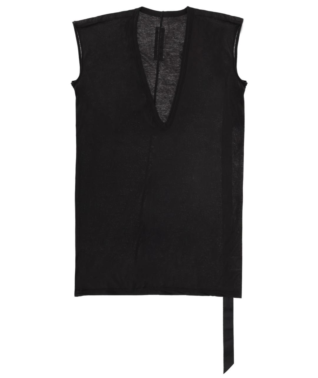 RICK OWENS DRKSHDW Черная хлопковая майка, фото 1