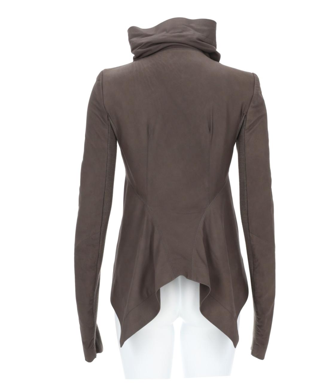 RICK OWENS Мульти кожаная куртка, фото 2