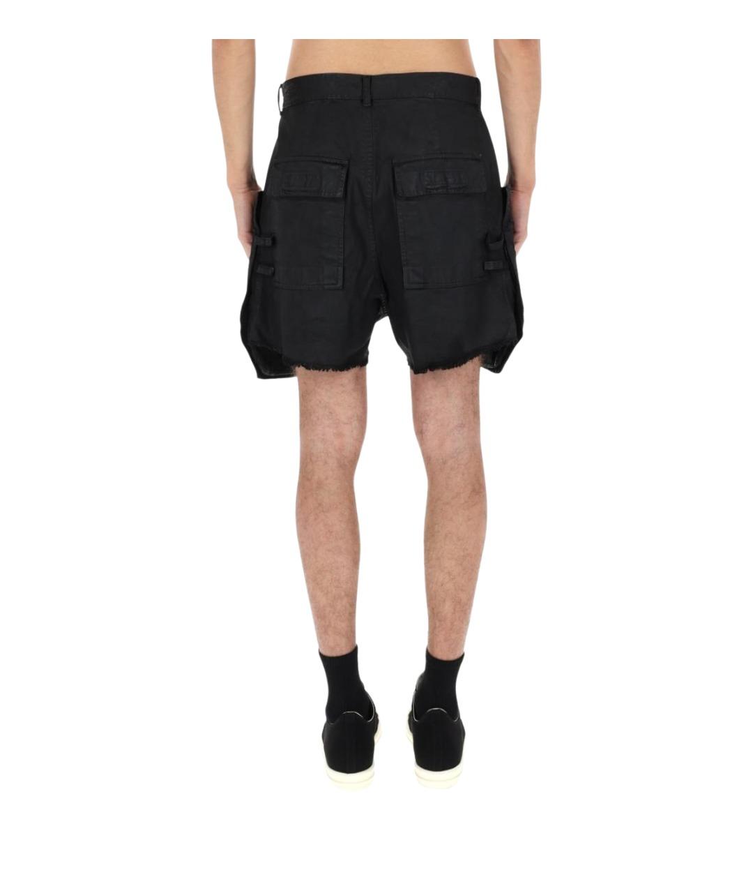 RICK OWENS DRKSHDW Черные хлопковые шорты, фото 5