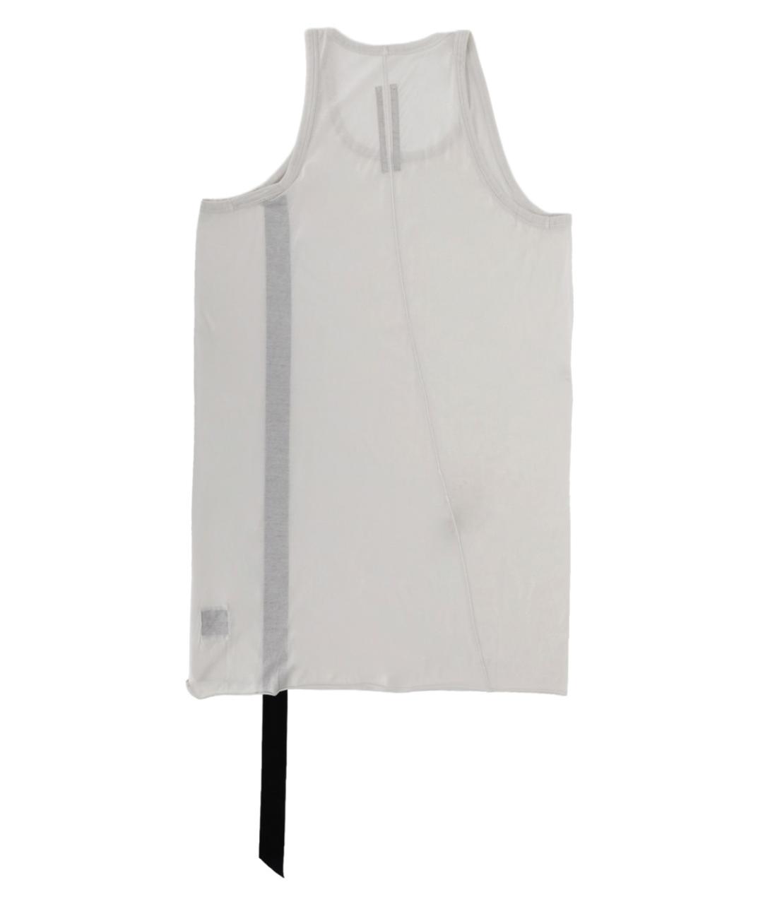 RICK OWENS DRKSHDW Белая хлопковая майка, фото 2