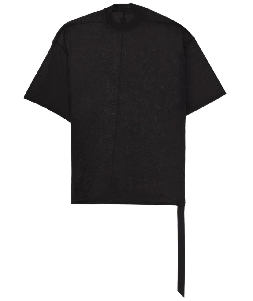 RICK OWENS DRKSHDW Черная хлопковая футболка, фото 1