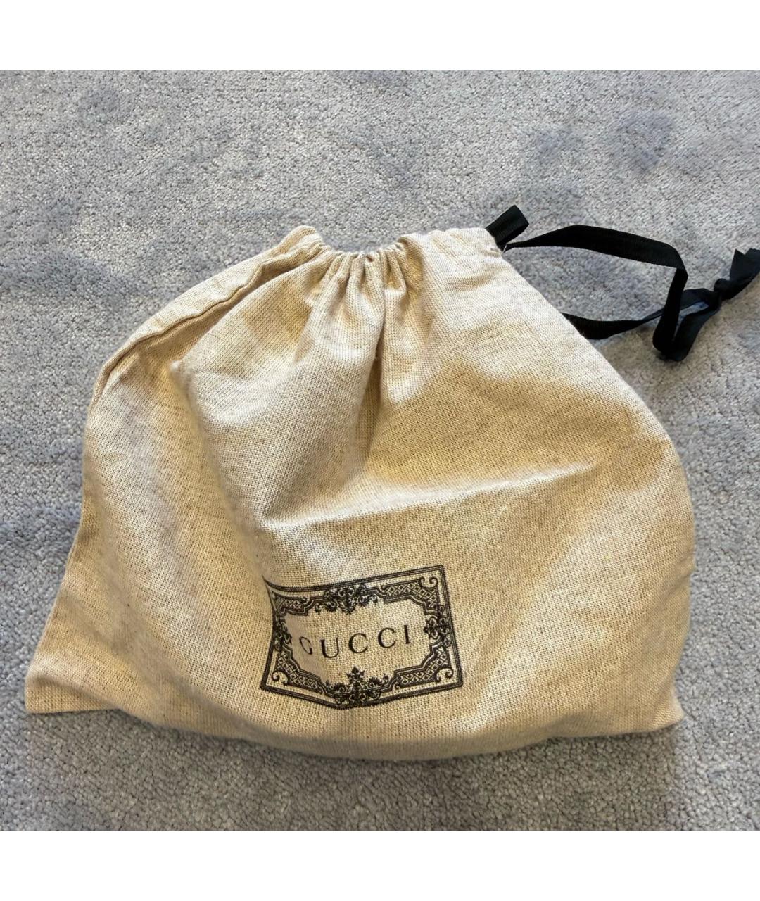 GUCCI Черный кожаный ремень, фото 5