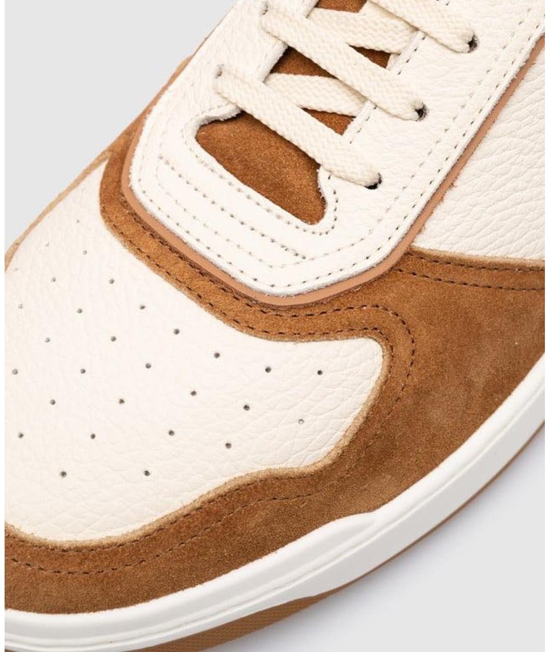 BRUNELLO CUCINELLI Кожаные низкие кроссовки / кеды, фото 5