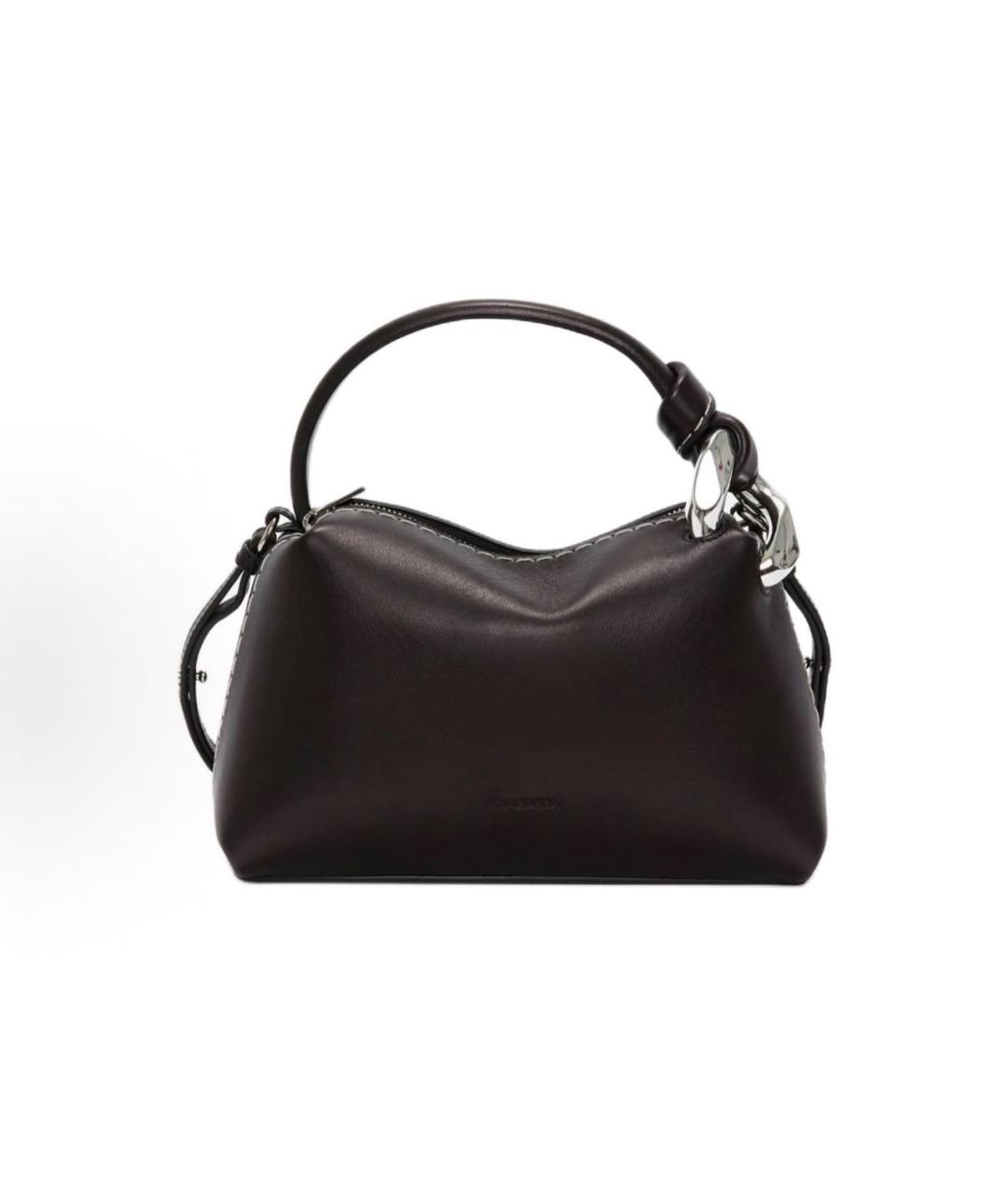 J.W.ANDERSON Черная кожаная сумка через плечо, фото 7