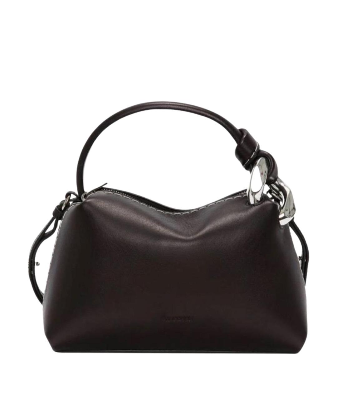 J.W.ANDERSON Черная кожаная сумка через плечо, фото 1