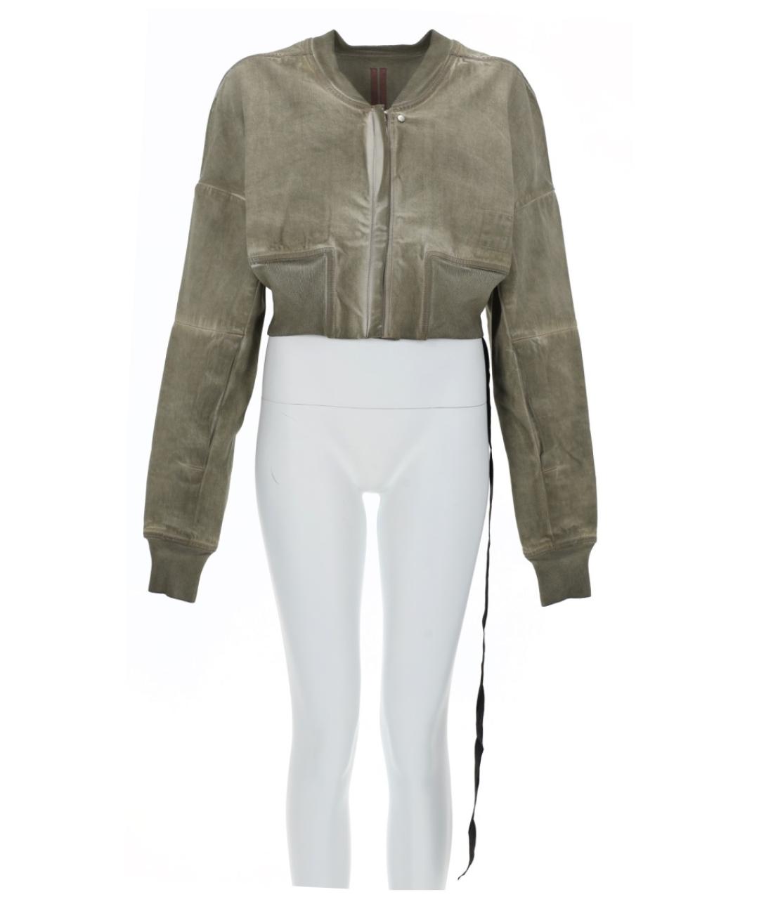 RICK OWENS DRKSHDW Коричневая хлопковая куртка, фото 3