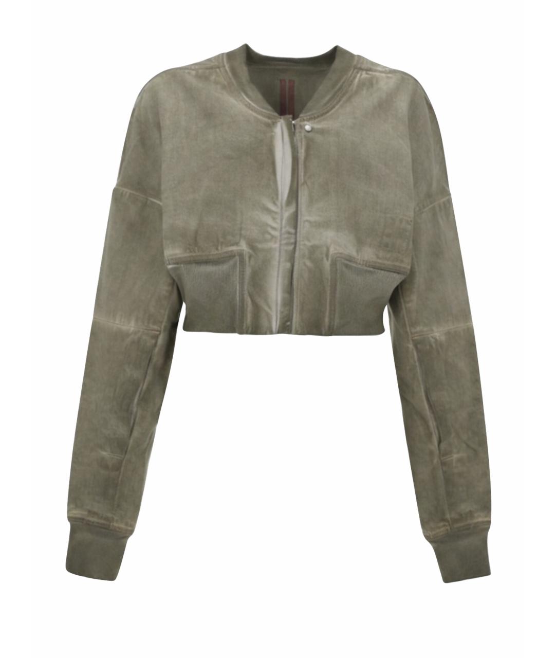 RICK OWENS DRKSHDW Коричневая хлопковая куртка, фото 1