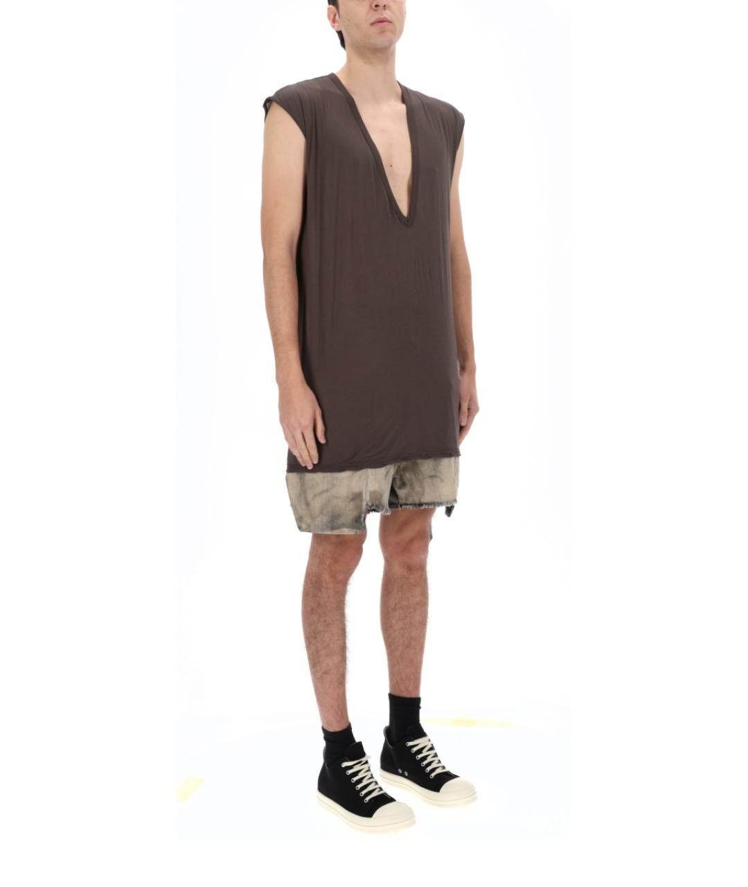 RICK OWENS DRKSHDW Мульти хлопковые шорты, фото 3