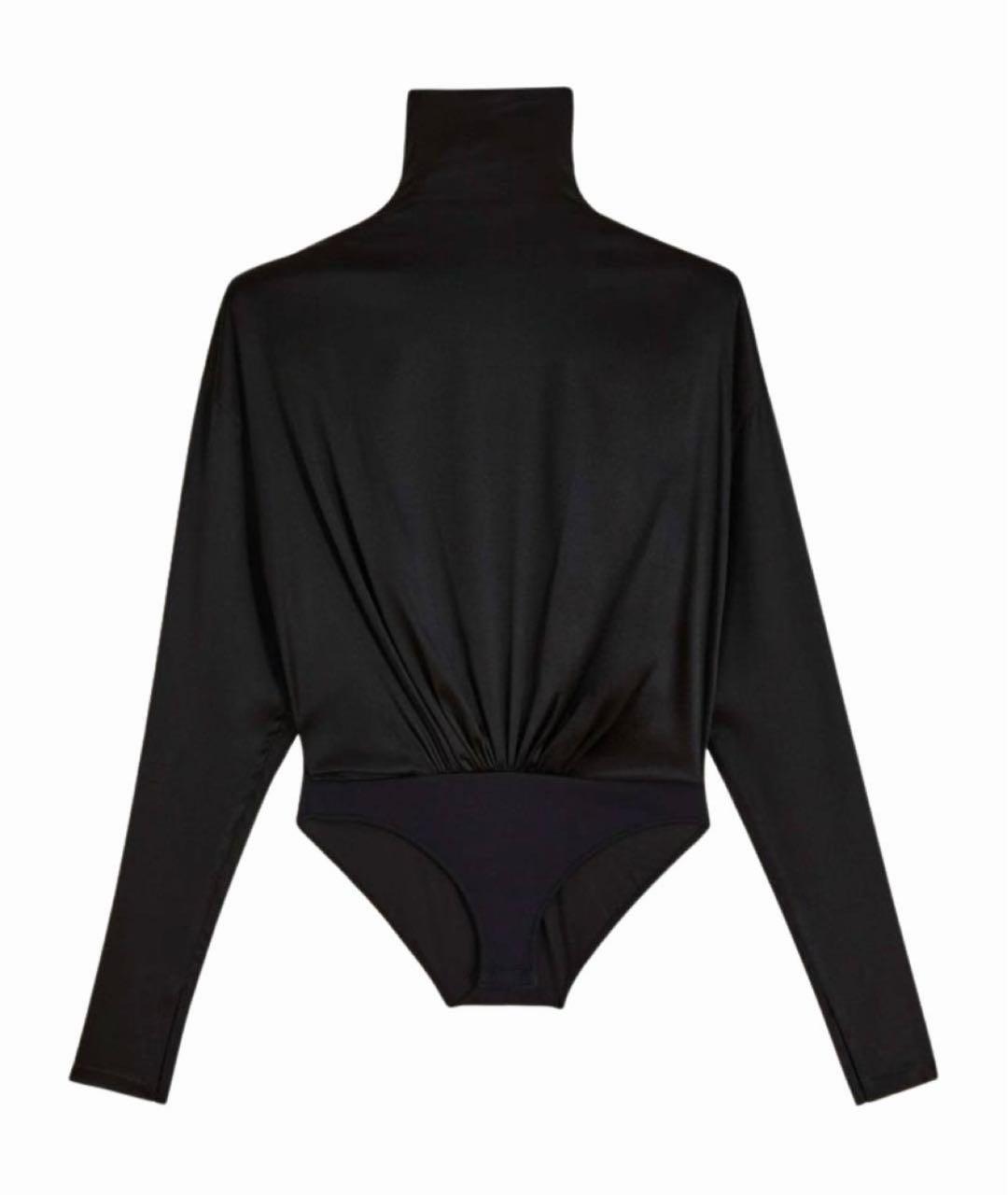 PHOEBE PHILO Черная шелковая водолазка, фото 6