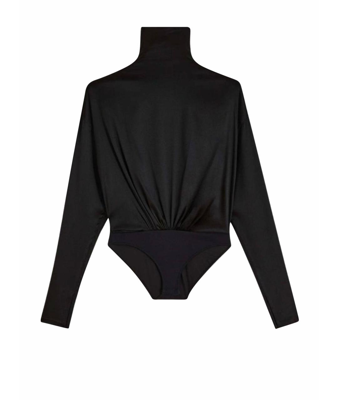 PHOEBE PHILO Черная шелковая водолазка, фото 1