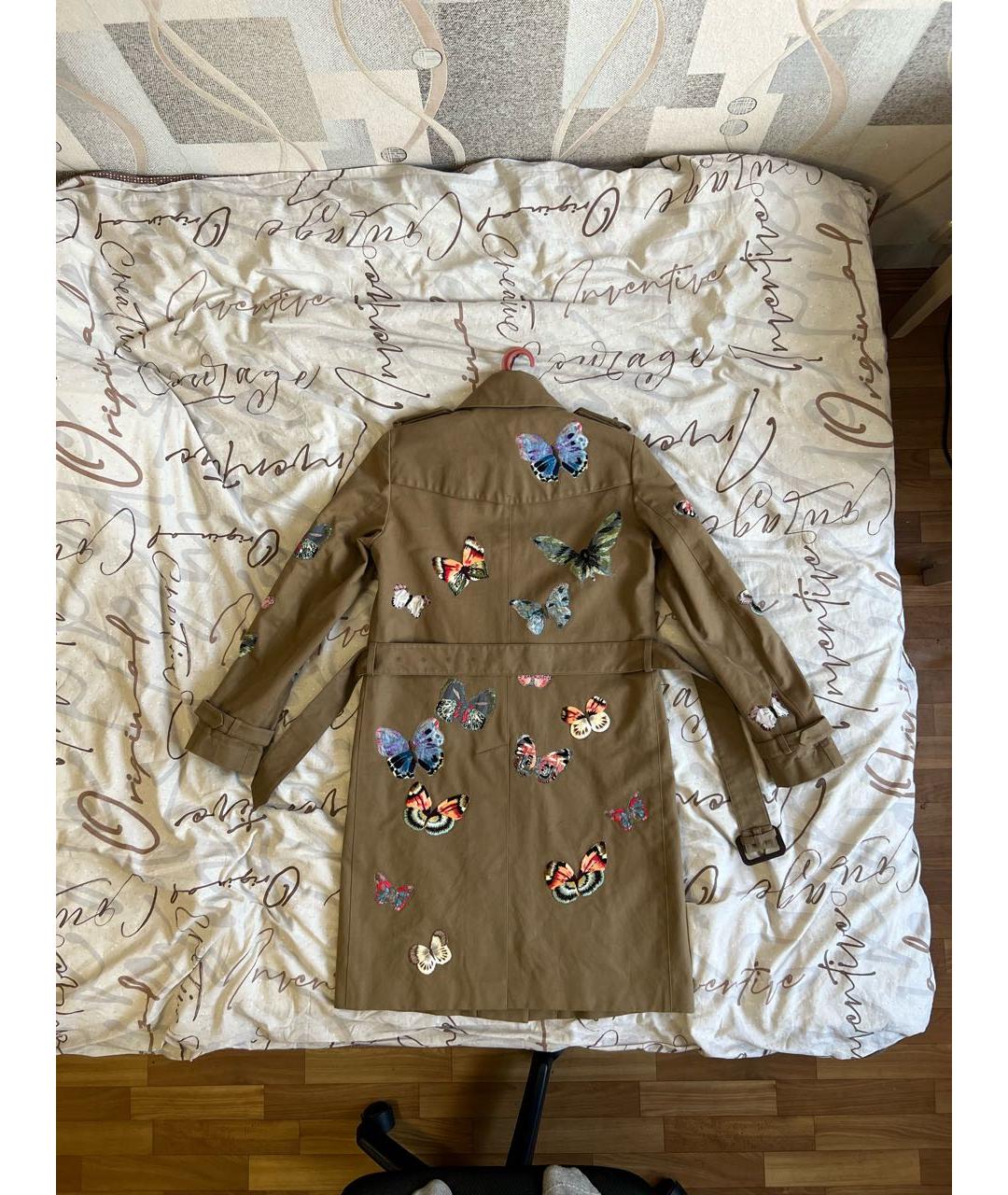 VALENTINO Хаки хлопковый тренч/плащ, фото 3