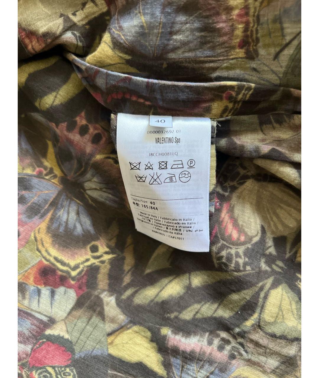 VALENTINO Хаки хлопковый тренч/плащ, фото 6