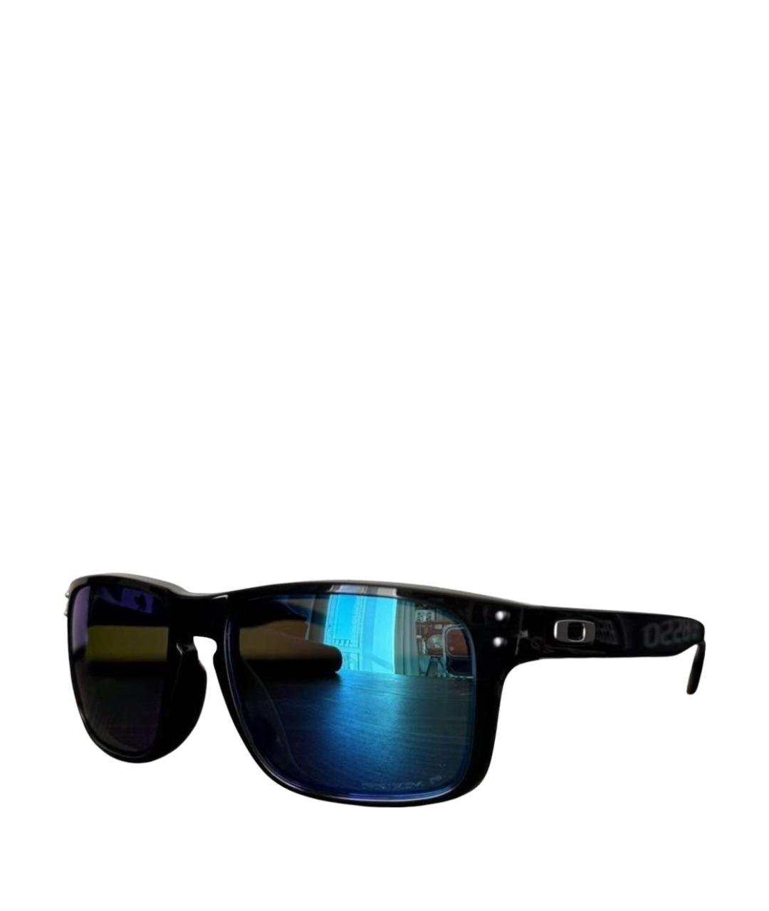 OAKLEY Черные пластиковые солнцезащитные очки, фото 1