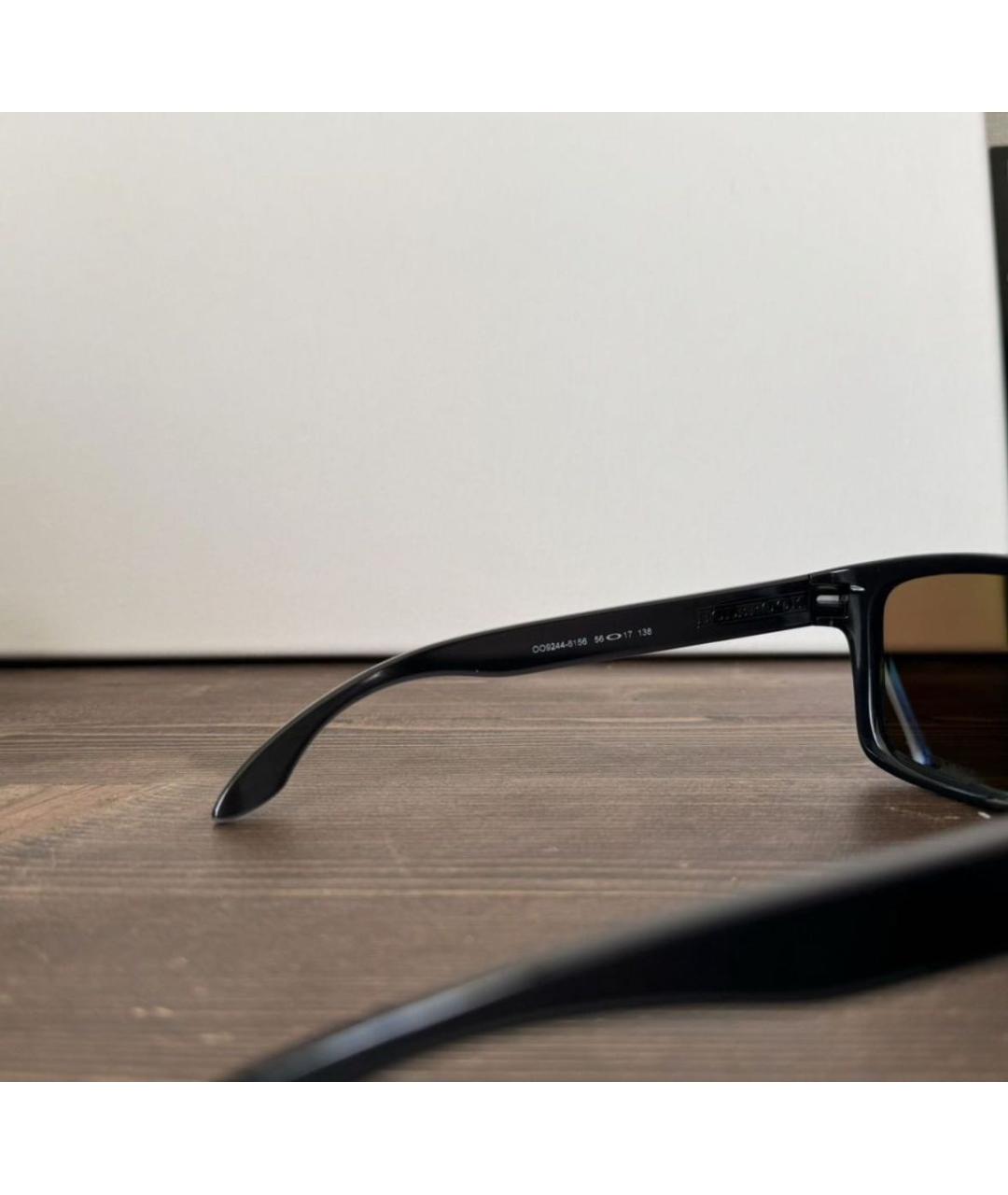 OAKLEY Черные пластиковые солнцезащитные очки, фото 4