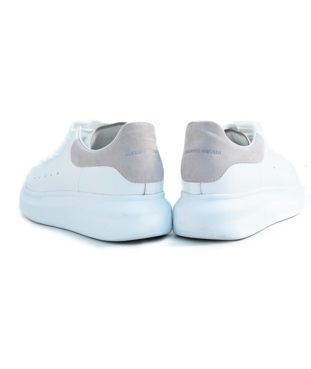 ALEXANDER MCQUEEN Белые кожаные кеды, фото 5