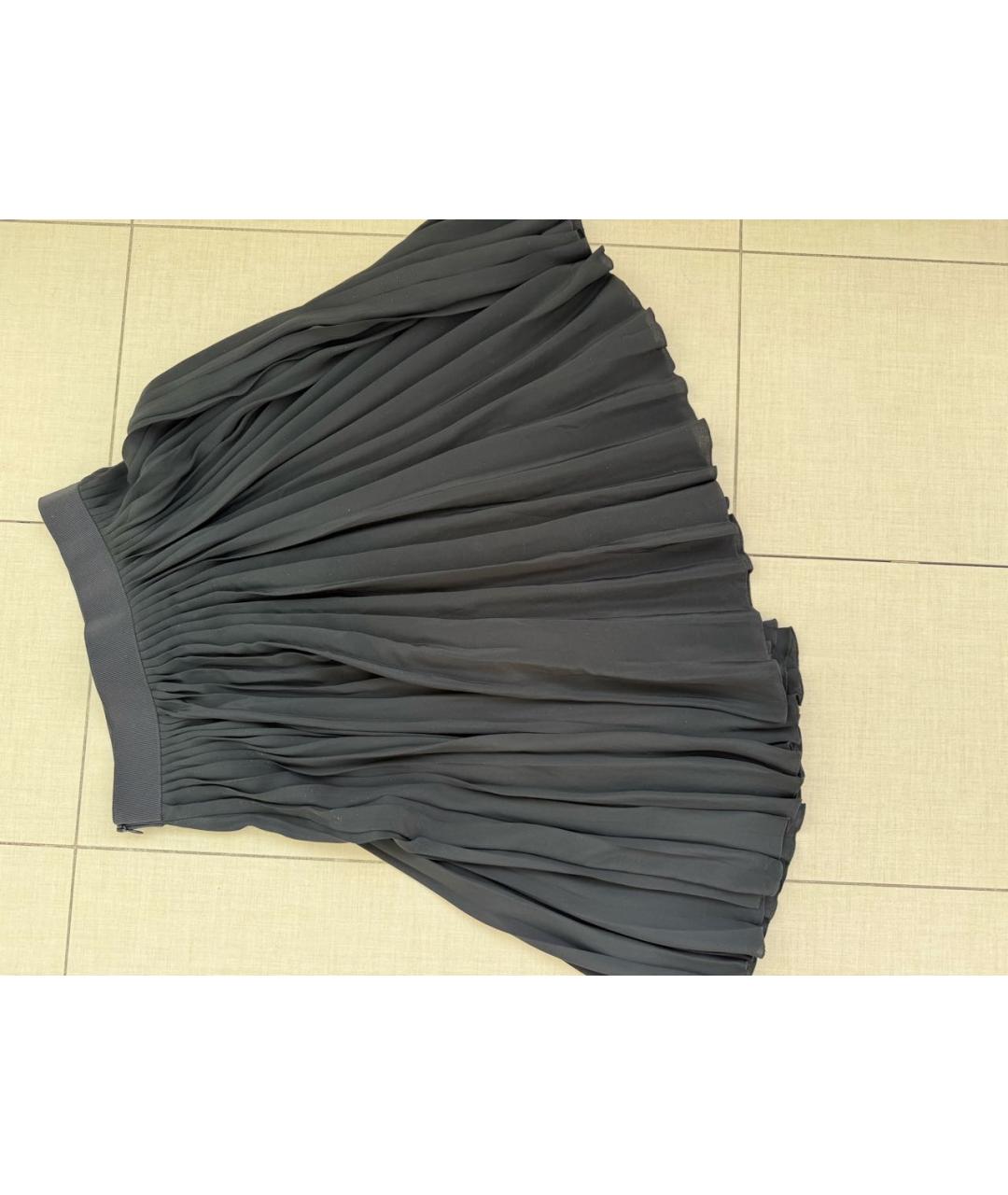 MAX MARA Черная юбка миди, фото 6