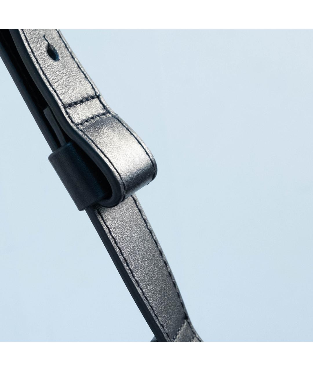 DIESEL Черная кожаная сумка через плечо, фото 5