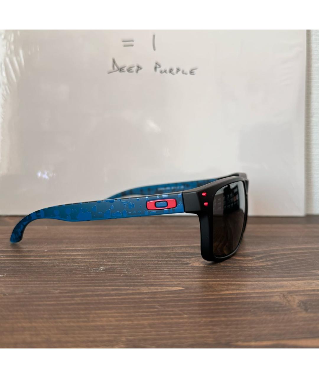 OAKLEY Синие пластиковые солнцезащитные очки, фото 5