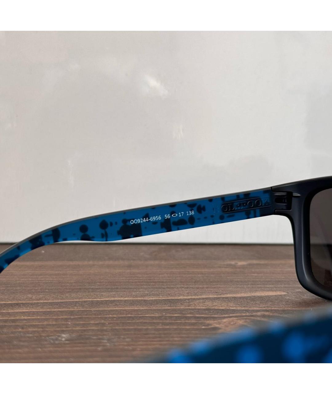 OAKLEY Синие пластиковые солнцезащитные очки, фото 6