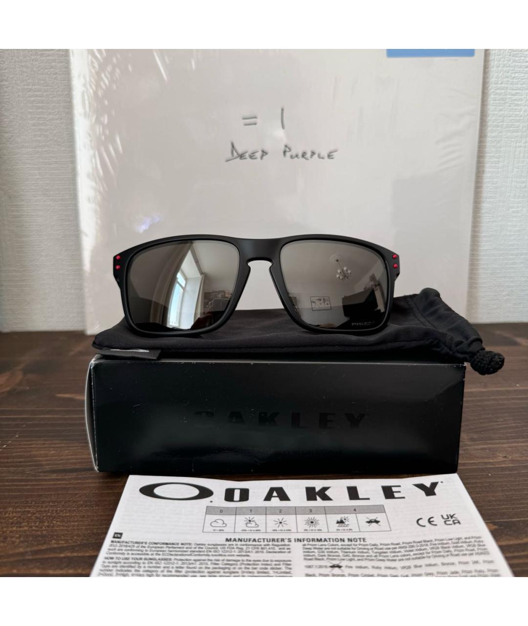 OAKLEY Синие пластиковые солнцезащитные очки, фото 2