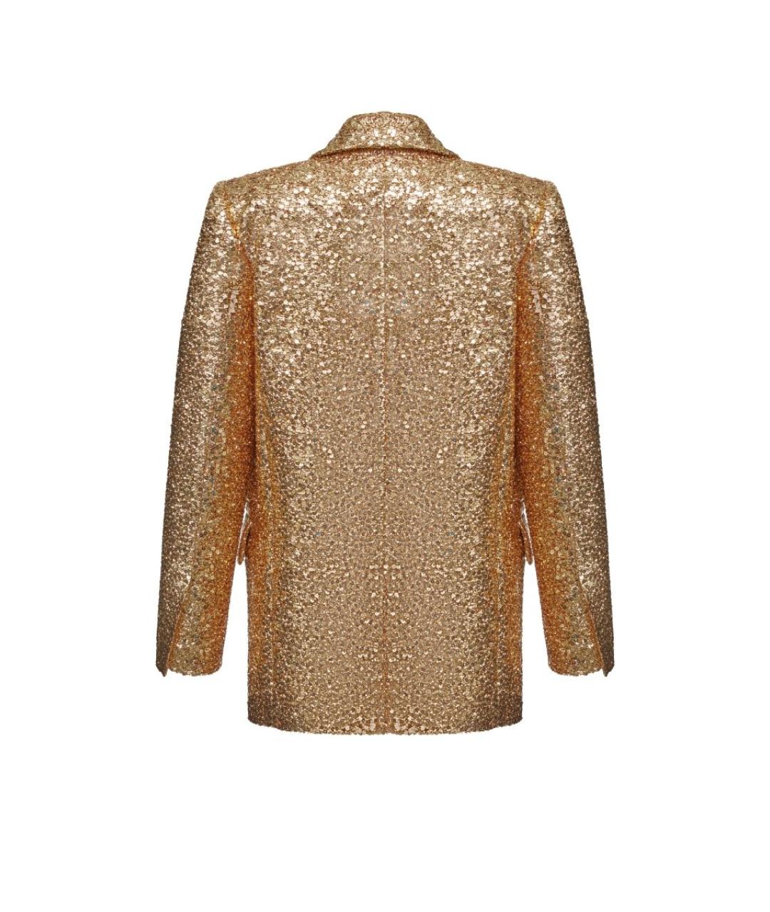 RASARIO Золотой полиэстеровый жакет/пиджак, фото 2