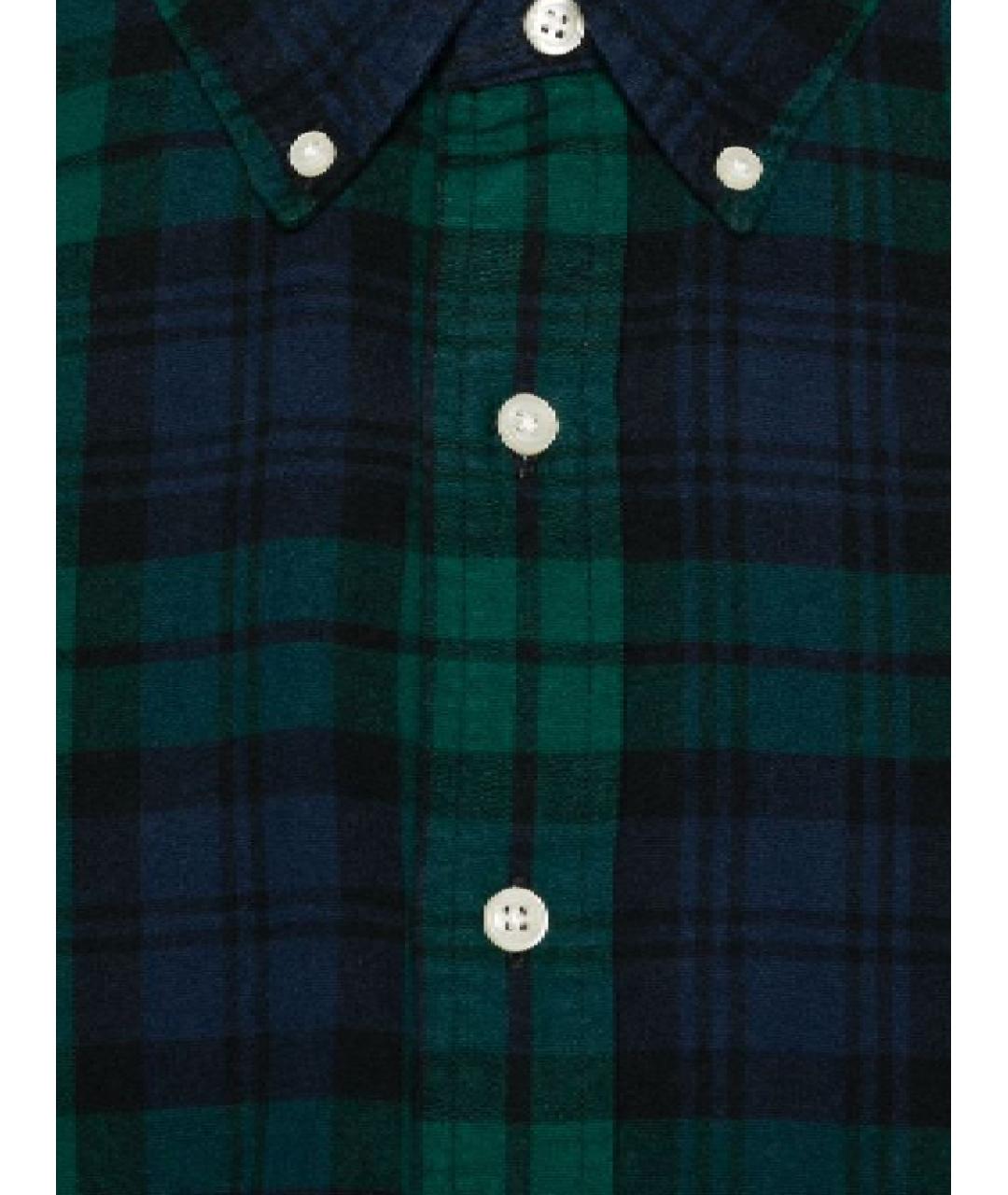 POLO RALPH LAUREN Темно-синяя хлопковая кэжуал рубашка, фото 2