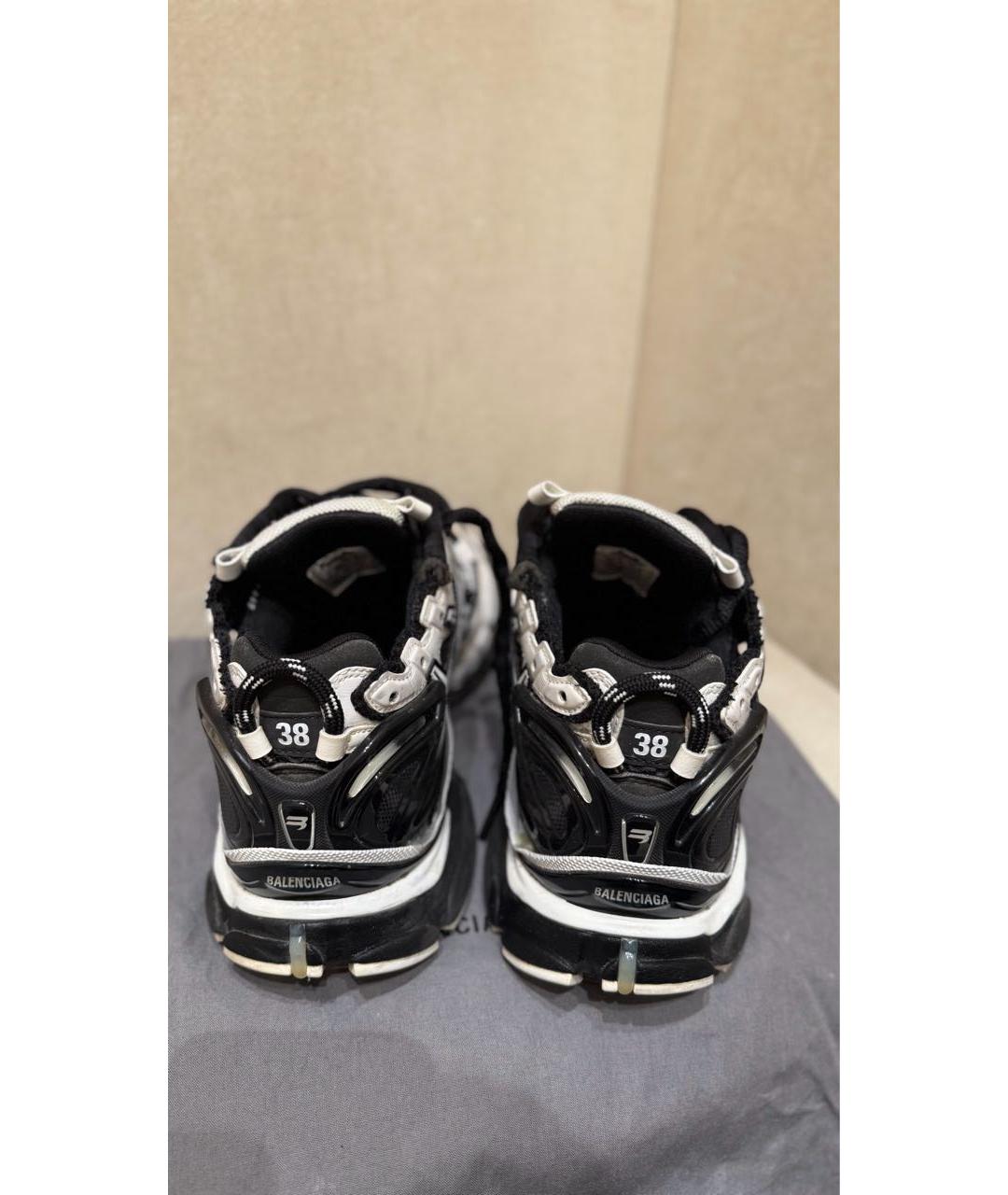 BALENCIAGA Белые текстильные кроссовки, фото 4