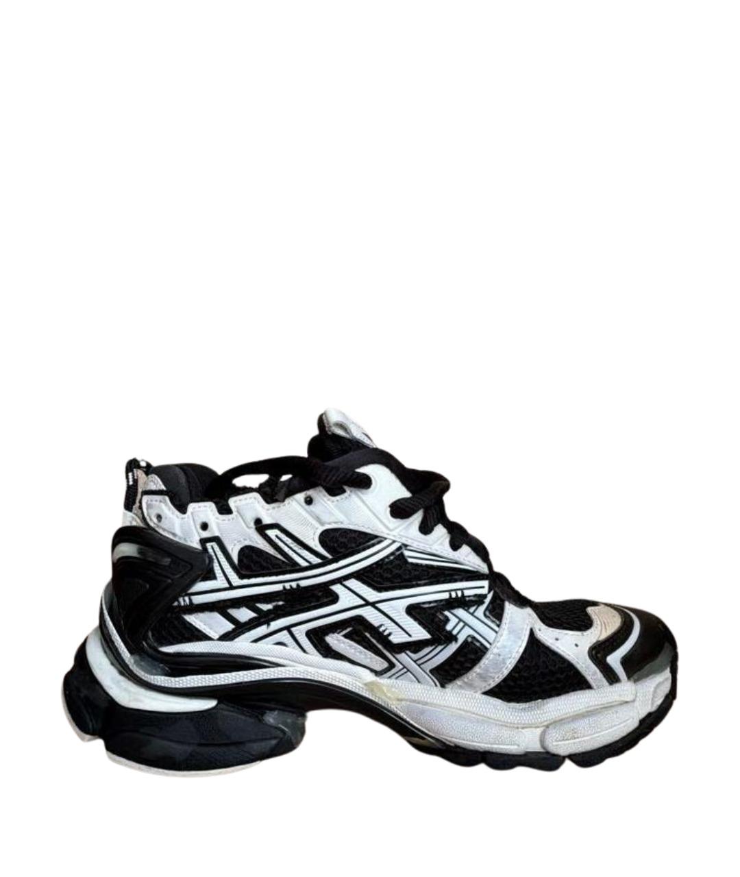 BALENCIAGA Белые текстильные кроссовки, фото 1