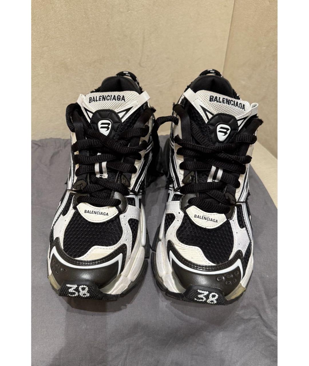 BALENCIAGA Белые текстильные кроссовки, фото 2