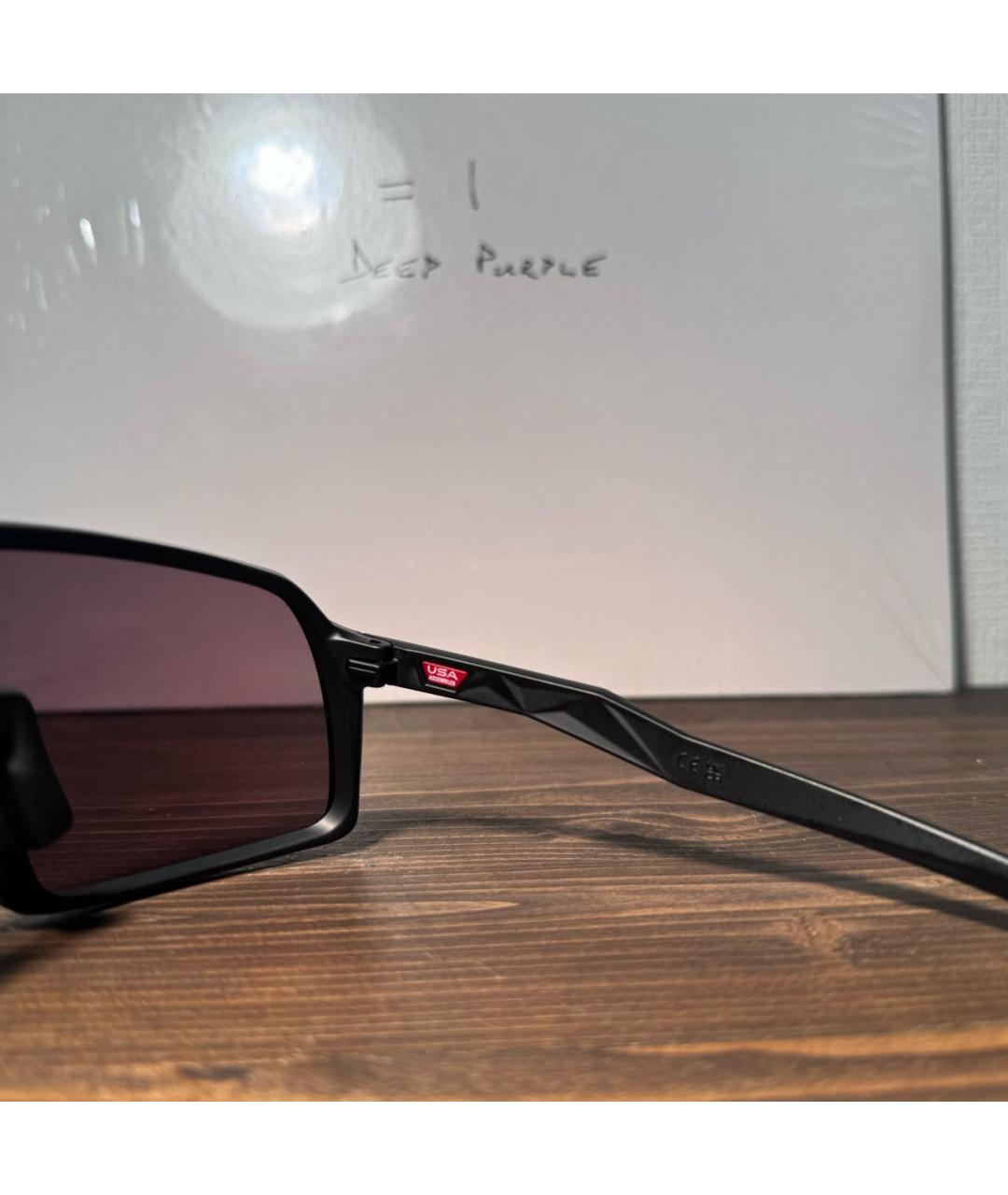 OAKLEY Черные пластиковые солнцезащитные очки, фото 7